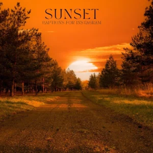 Sunset Captions for Instagram