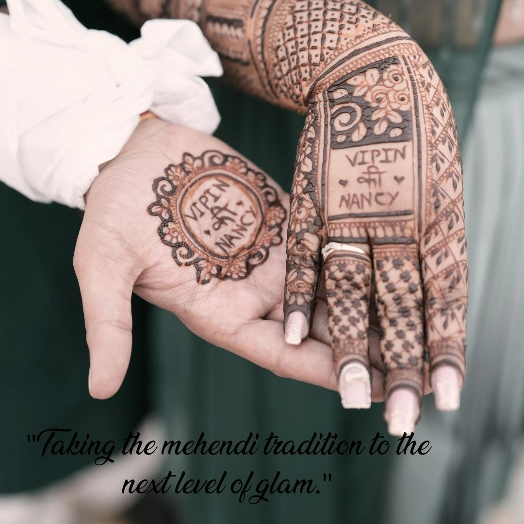 Mehndi Captions for Him