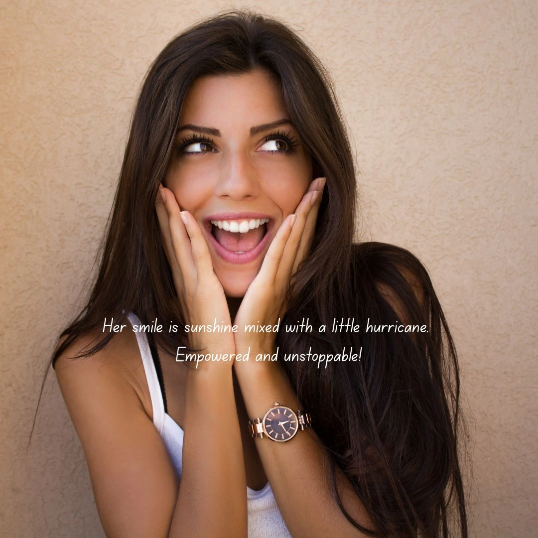 Smile Captions for Instagram for Girl