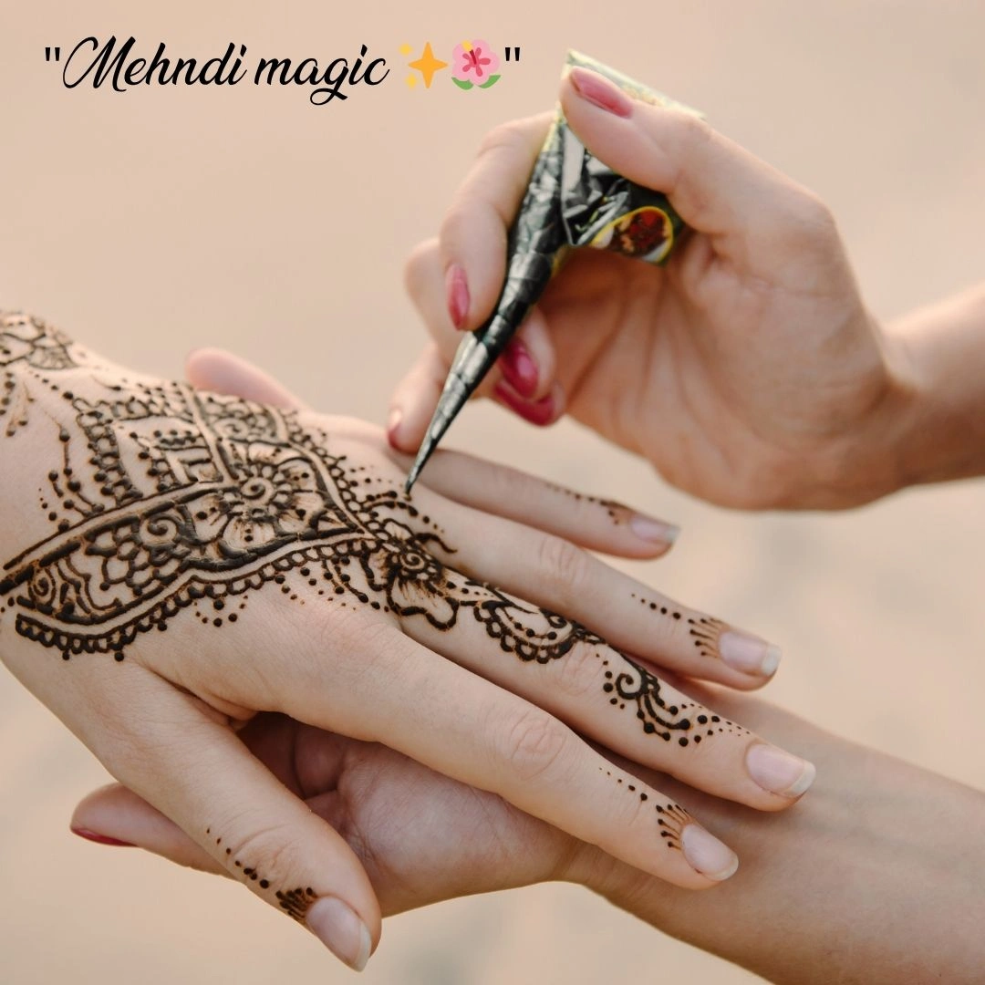 Short Mehndi Captions for Instagram