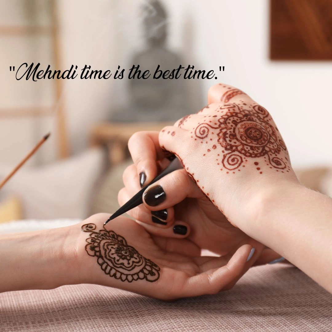 Mehndi Captions for Love