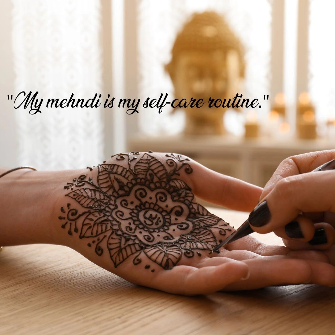 Bridal Mehndi Captions for Instagram